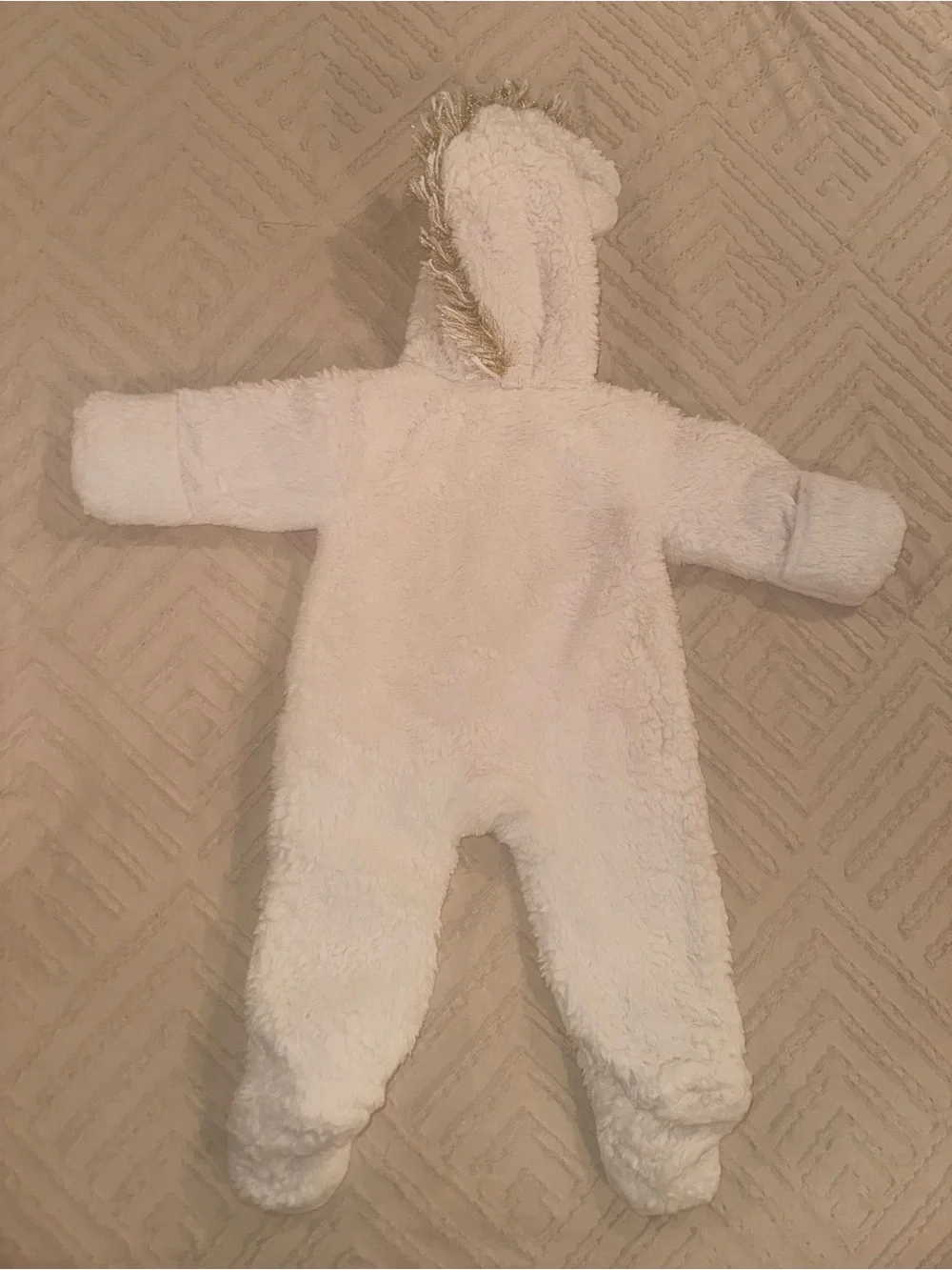 Mud Pie plush white